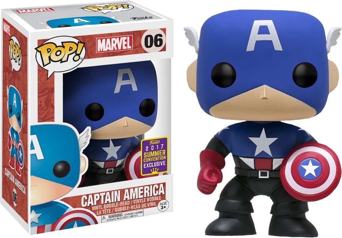 Funko Pop! Captain America Bucky Barnes #06 (2017 Summer Convention Exclusive)