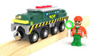 Train Toys For Wooden Train Tracks, Green Tank Battery Operated Locomotive With Magnetic Trains, Motorized Train Compatible With Thomas & Friends, Brio, Chuggington, Electric Train Sets For Kids