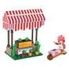Snap & Switch Strawberry Shortcake Produce Stand Set - Buildable Toy Set with Fruit Stand Accessories for Creative Pretend Play