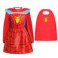 Jeowoqao Toddler Girls Dress Up Costumes, Princess Dress Up Clothes For Little Girls, Kids Dress Up Pretend Play Set With Supergirl Princess Costumes Toy Gift For Girls Ages 3 4 5 6 Years
