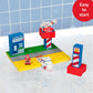 Bathblocks Floating Coast Guard Set, Red & Whte
