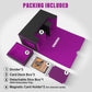Kabinka Deck Box for MTG with Commander Display  3 in 1 Trading Card Storage Box Fit 200 Double-sleeved Cards  Removable Deck Case for TCG/Sports Cards with 2 Magnetic Card Holders (Black Purple)