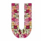 2Ft Letter U Mosaic Balloon Frame Letter Diy Fillable Letters Kit For Birthday Party Wedding Backdrop Decor