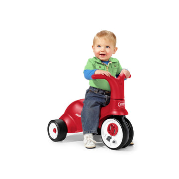 Radio Flyer Scoot 2 Pedal Ride on Bike, Ride On Toy for Ages 1-3
