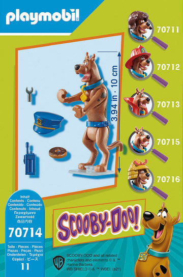 Playmobil - Scooby-Doo! Collectible Police Figure