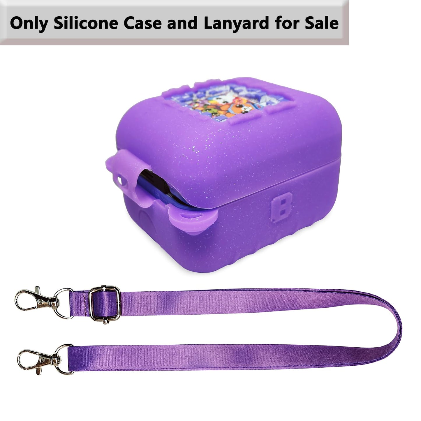 Silicone Case For Bitzee Interactive Toy Digital Pet Case, Protective Skin Cover For Bitzee Virtual Electronic Pets Lanyard Acce