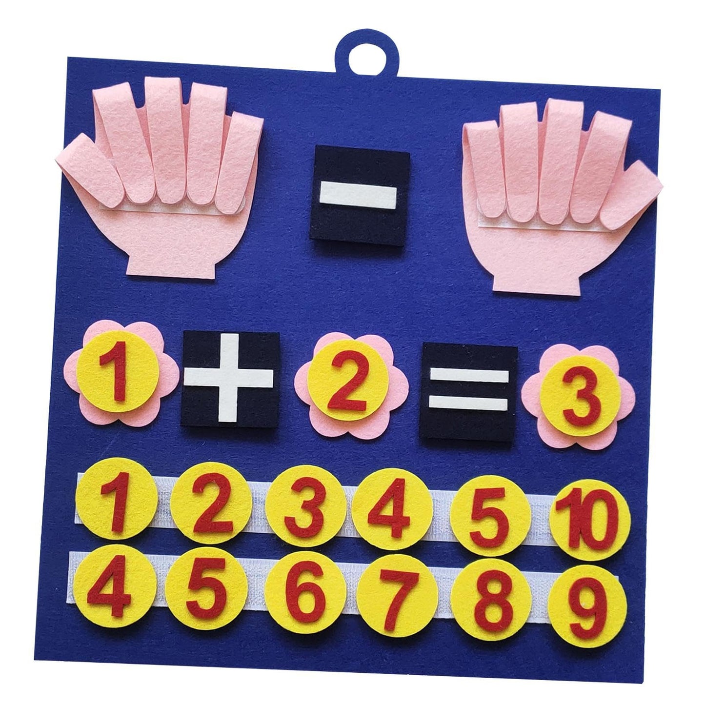 Bnf Felt Board Finger Numbers Counting Toy Educational Toys For 3+ Year Old Kids Bluebaby | Toys For Baby | Developmental Baby T