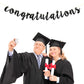 Black Glitter Congratulations Banner for Wedding, Anniversary, Graduation, Congrats Master Bunting, Retirement Party Decorations