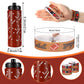 Maxdot 81 Pcs Football Party Favors Set Water Bottle Drawstring Bags Acrylic Keychain Knotted Bracelet 50 Stickers Oil Pen Sport