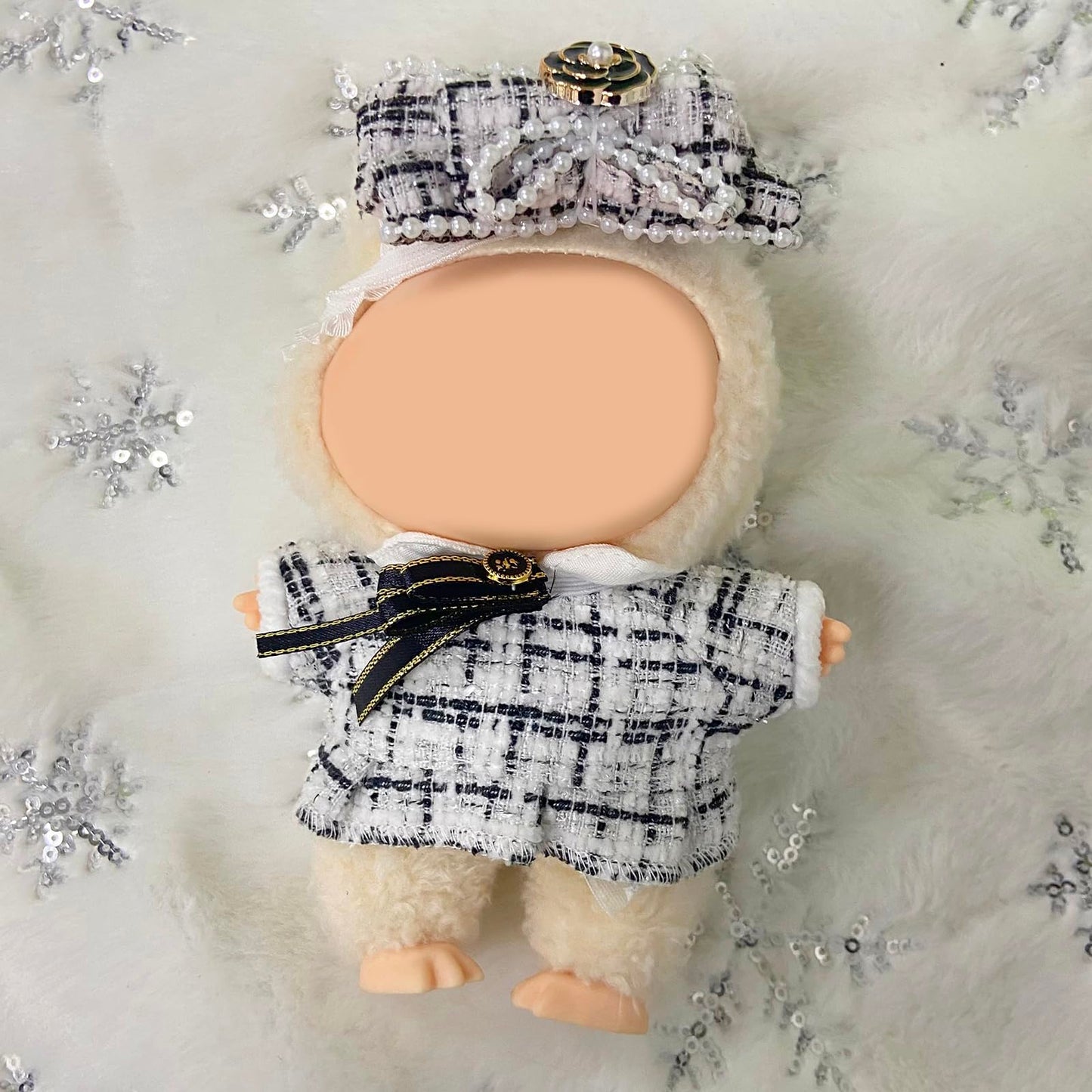 AYJK7 Doll Clothing Compatible with 6.7 Inch Labb Doll (no Doll Included) 17cm  Outfits Animal Chic Style Fashion