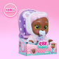 Cry Babies Dressy Pearly - 12' Baby Doll | Blue Dress, White Fluffy Jacket With Animal Ears, For Girls And Kids 18M And Up