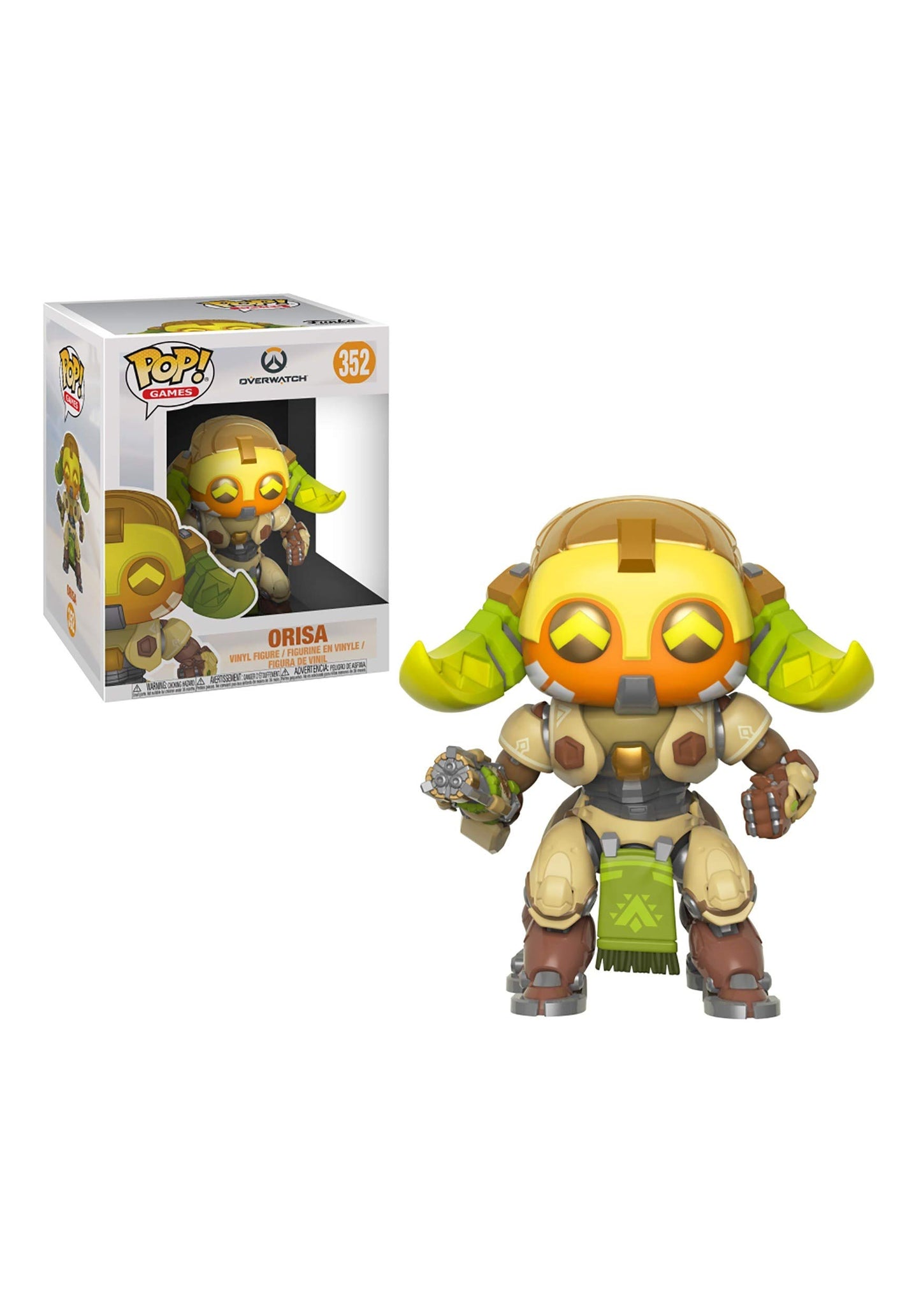 Funko Pop Games: Overwatch - 6' Orisa Collectible Figure, Multicolor