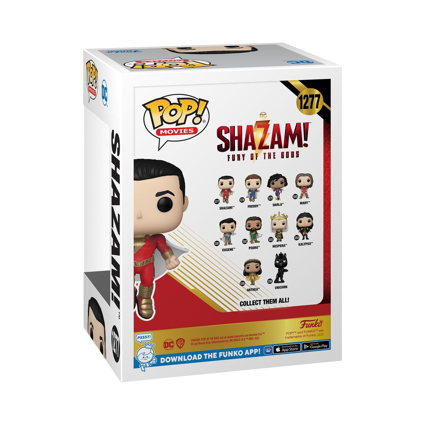 Funko Pop! Movies: Shazam 2-1/6 Odds For Rare Chase Variant - Glow In The Dark - Collectable Vinyl Figure - Gift Idea - Official Merchandise - For Kids & Adults - Movies Fans