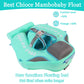 Goldleaf Baby Float with Canopy, Non-Inflatable Waist Swimming Ring, Adjustable Safety Strap, 18"x18", Green, for Infants 3-24 Months
