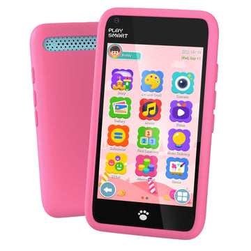 MOMILLA Kids Toys Smart Phone, Girls Toys with 3.97'' Touchscreen Phone, Birthday Gift for Kids Age 3-12, Toddler Toys Learning 