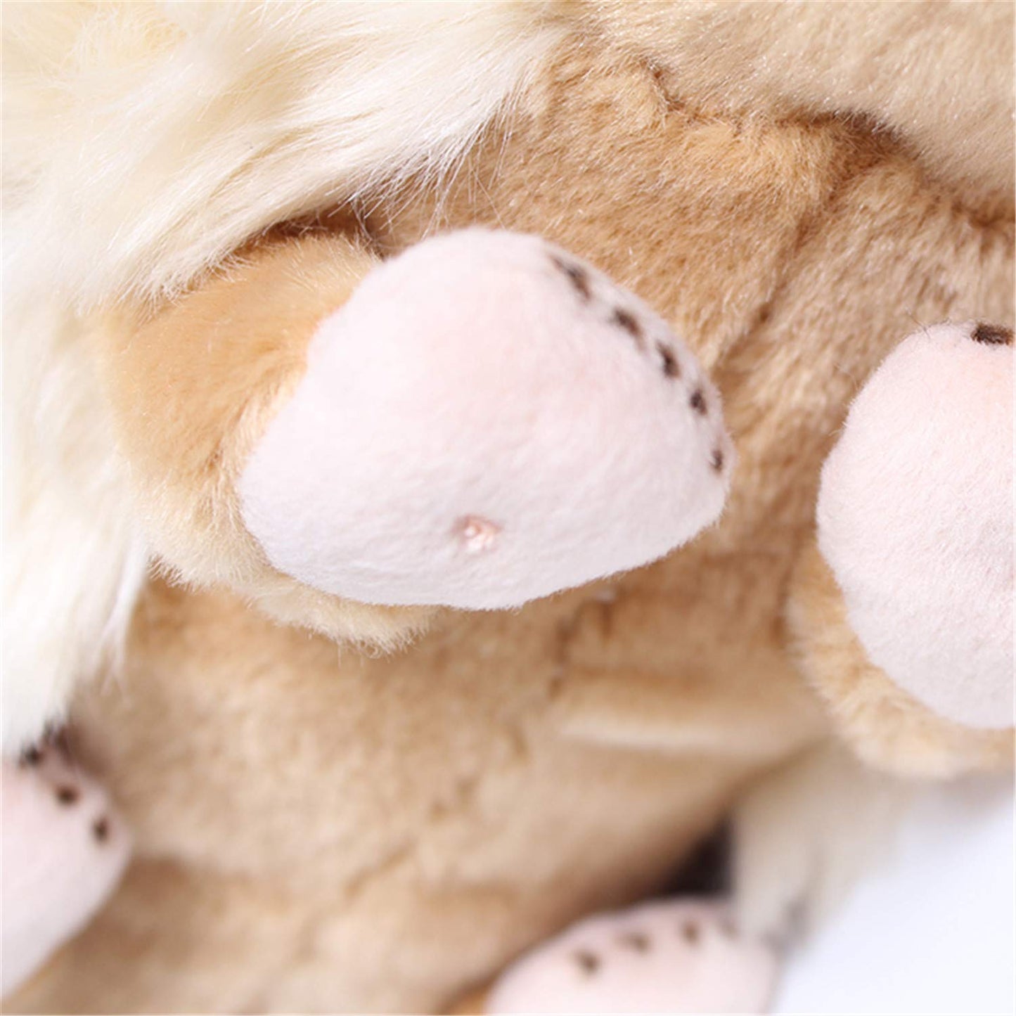 TAMMYFLYFLY Hedgehog Plush Stuffed Animal Toy, 6" Beige, Cute Desert Hedgehog Model 2234232234