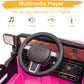 VALUE BOX Kids Ride On Truck 2.4G Remote Control  Kids Electric Ride-on Car 12V Battery Motorized Vehicles Age 3-5 w/ 3 Speeds  Spring Suspension  LED Lights  Horn  Music Player  Seat Belts (Pink)