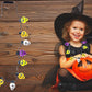 The Dreidel Company Halloween Necklace Light-Up Colorful Necklace, Costume Accessory, Spooky Party Favor, 25' Necklace (Multicolor Skull Necklace, 2-Pack)