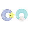 Infantino Shake & Soothe Water Teethers, 2-Pack, Cloud and Star, Small, Plastic, Teething Relief for Sore Gums