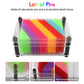 3D Pin Art Toy, Size 3.75” X 5” Unique Metal 3D Pin Art Board Impression Toy For Kids (Rainbow, Plastic)