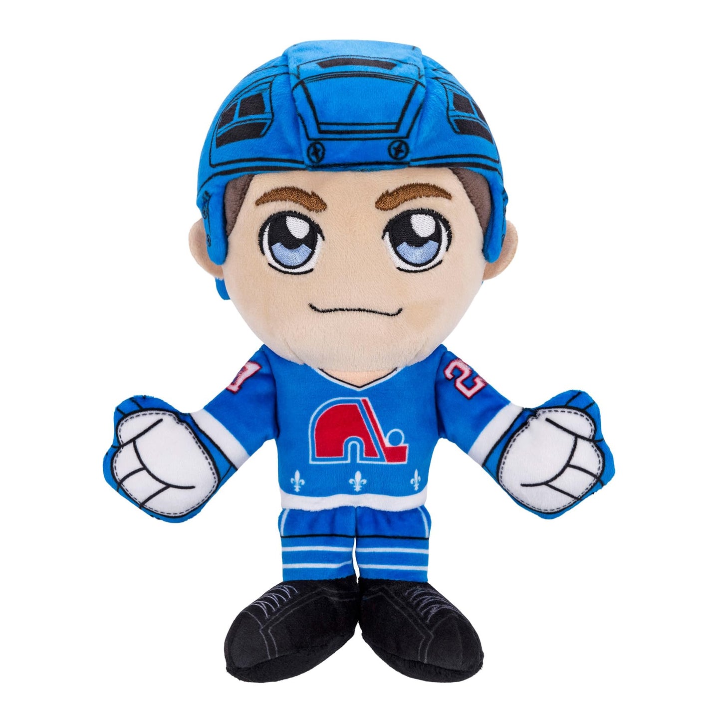 Bleacher Creatures Quebec Nordiques Peter Forsberg 8'' NHL Kuricha Sitting Plush - Soft Chibi Inspired NHL Superstar