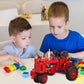 Gynthias 1/12 Classic Farm Tractor Toys Building Blocks Set Endless Fun For Kids With A Collection Of Tractor Toys To Building Y
