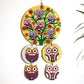 Picknmake Art & Craft Kit For Kids & Adults, Diy Home Decor, Wooden Owl Painting Kit (All Materials Included)