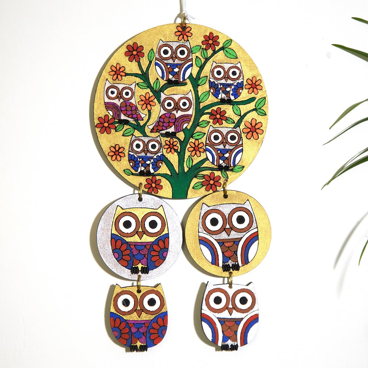Picknmake Art & Craft Kit For Kids & Adults, Diy Home Decor, Wooden Owl Painting Kit (All Materials Included)