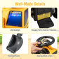 Honey Joy Ride On Excavator, 6V Battery Powered Ride On Construction Vehicles For Kids, Under Seat Storage, Music, Rotatable Sea