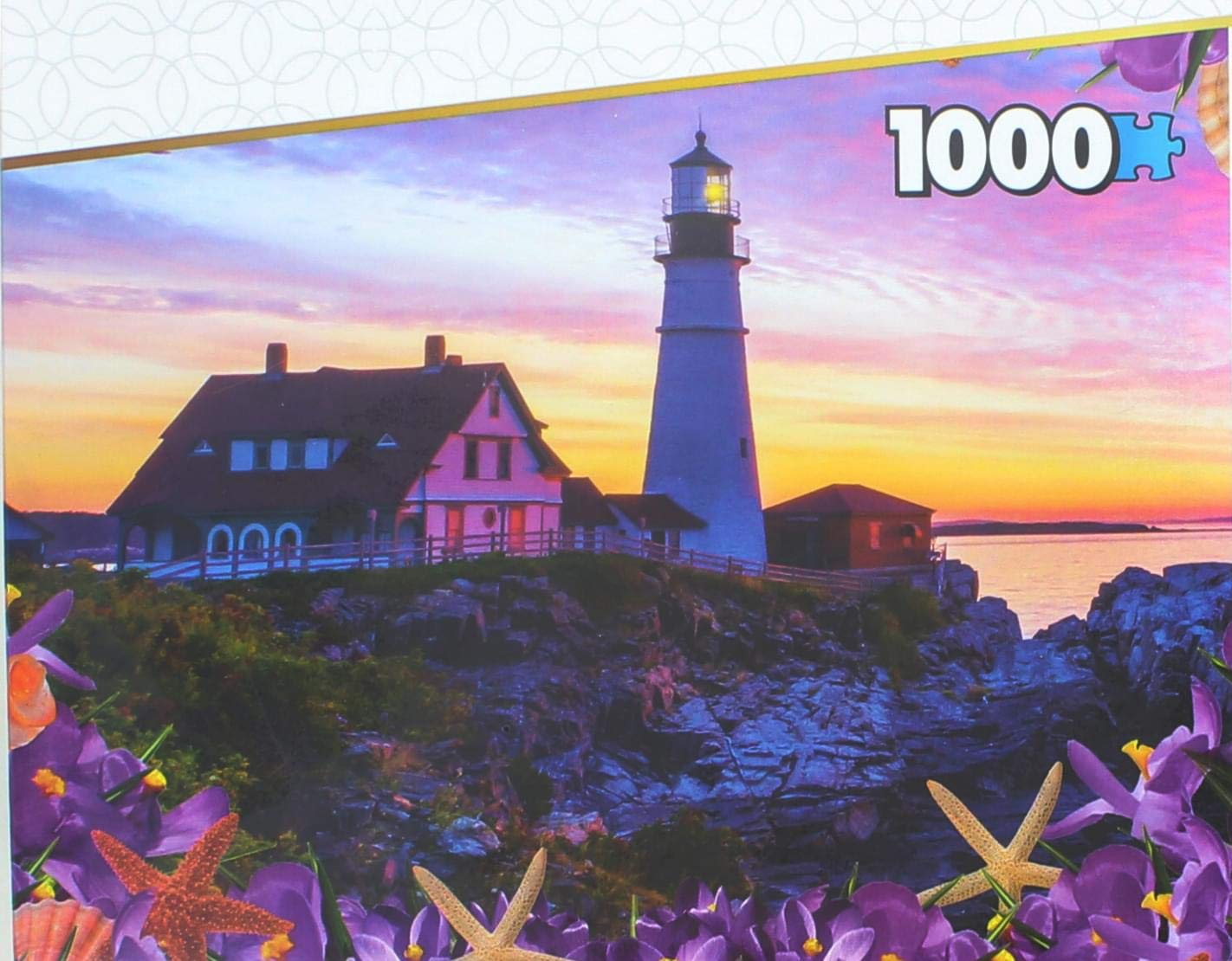 Set Of 2 Keepsakes 1000 Piece Jigsaw Puzzles | Garden/Lighthouse