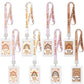 Ctosree 8 Set Rainbow Unbreakable Pvc Hall Pass Lanyards And School Passes Set School Supplies Teacher Supplies For Classroom El