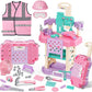 Constructive Kids STEM Building Tool Set Pink Edition