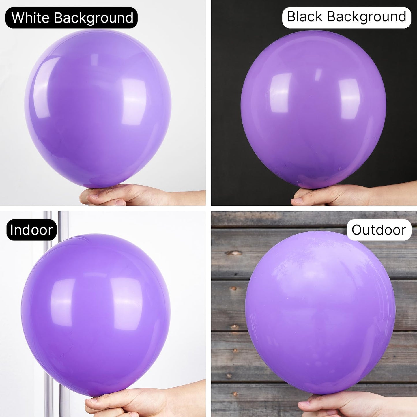 Partywoo Lavender Balloons, 85 Pcs Light Purple Balloons Different Sizes Pack Of 18 Inch 12 Inch 10 Inch 5 Inch Purple Balloons For Balloon Garland Or Balloon Arch As Party Decorations, Purple-Y15