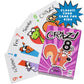 Regal Games Crazy 8's Card Game for Kids - Fun Family Travel Game, Plastic, Model 261, Suitable for Ages 4+