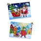 Christmas Puzzle For Kids  2In1 Toddler Jigsaw Set | Educational Puzzle Toy For Early Learning, Brain Development & Motor Ski