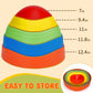 Joyrapt 5Pcs Stepping Stones For Kids, Non-Slip Rubber & Plastic Balance Toddler Stepping Stones For Children'S Coordination Ski