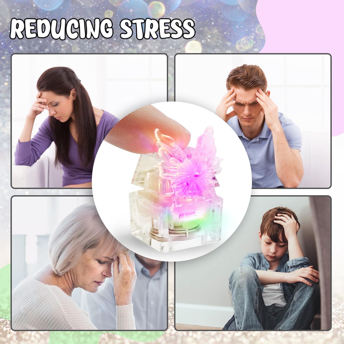 Keyboard Fidget Toy For Adults With Sound (Butterfly)