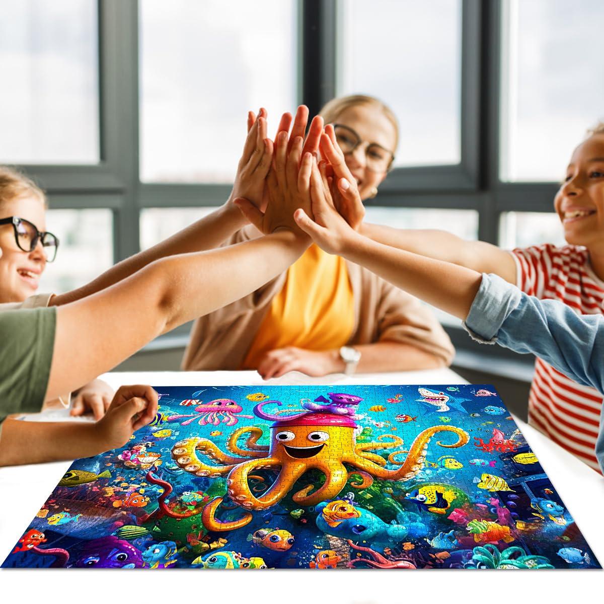 Jigsaw Puzzles for mature-themeds 1000 Piece Puzzle for mature-themeds 1000 Pieces Puzzle 1000 Pieces-Beautiful Colorful Ocean