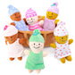 Qpewep Basket Plush Baby Dolls Soft Multicultural Sensory Babies Toy Set 6 Piece Interchangeable Clothes Stuffed Plush Figures For All Ages Gift