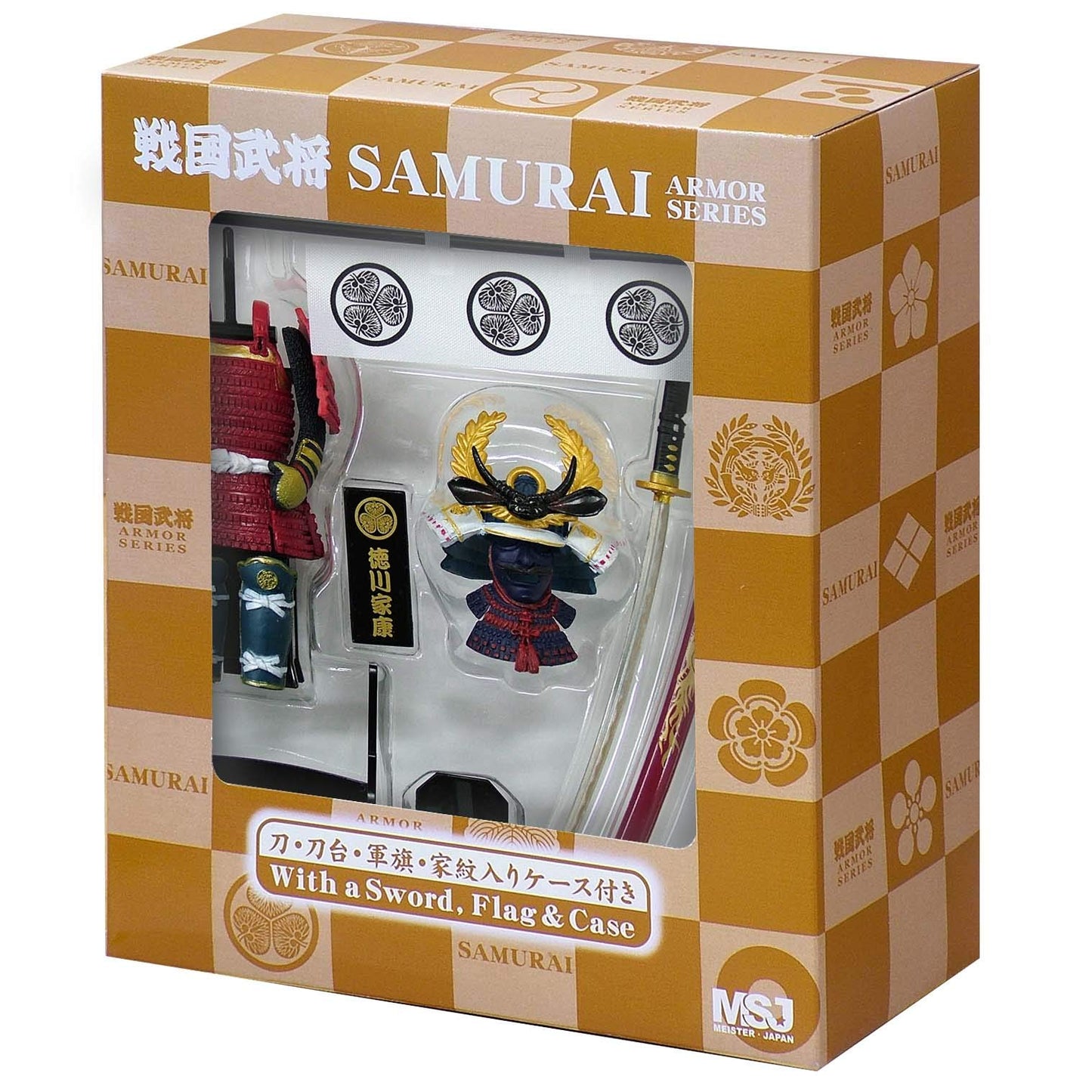 MEISTER JAPAN Samurai Figure Tools for Men protective covering Series A4 Tokugawa Ieyasu