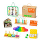 Oook Montessori Toys For 2 Year Old, 7 In 1 Early Educationa Toys With Busy Book, Matching Eggs, Stacking Toys, Abacus For Kids