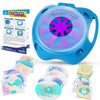 Spin Art Machine Variable Speed, Battery Operated Spinner - Paint Spinner With Splatter Guard, Washable Paint, Spin Art Kit, Art