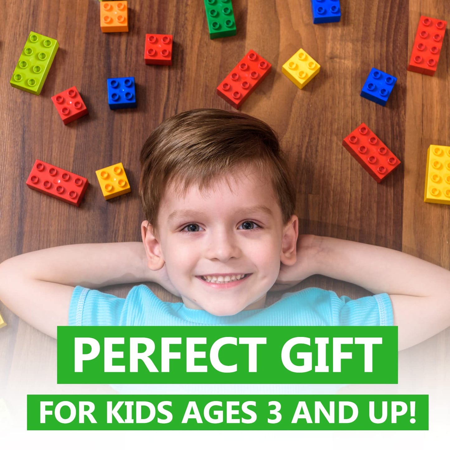 Wyswyg Big Building Blocks Sets For Age 3-5, Large Building Bricks Compatible With Duplo Bricks And Major Brands, Toldder Buildi