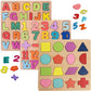 Amendas Wooden Learning Educational Abcd Board For Kids, Activity Toys For Toddlers & Preschoolers | Abcd Puzzle Set | Puzzle To