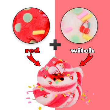 2 Pack Two-Tone Color Cloud Slime Kit, Scented Diy Slime Supplies For Girls And Boys,Non-Sticky, Stress Relief Scented Toy,Diy S