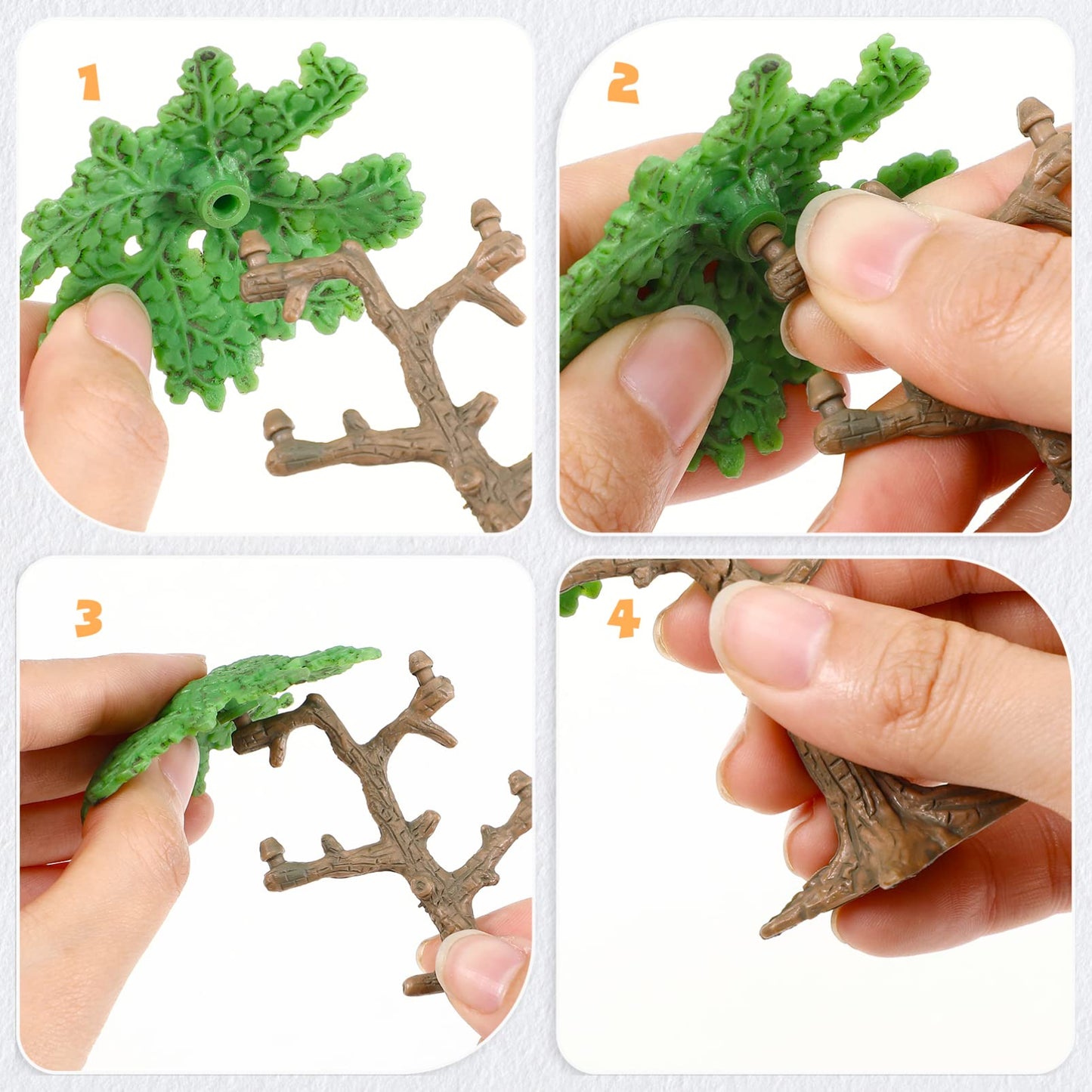 Operitacx 3pcs Miniature Model Trees  Mini Trees for Crafts  Artificial Cypress Model Train Scenery Dollhouse Landscape Supplies