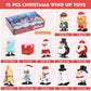 Lihao 12 Pcs Wind Up Toys, Christmas Stocking Stuffers Goody Bag Fillers Party Favors For Kids Xmas Party