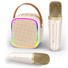 Texpot Mini Karaoke Machine With 2 Wireless Microphones, Kids Toys Portable Bluetooth Speaker For Kids Adults Toddler, Christmas