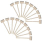 18 Pieces Mini Wooden Hammers Gavel Toy for Kids  Natural Wood Crab Lobster Seafood Mallets
