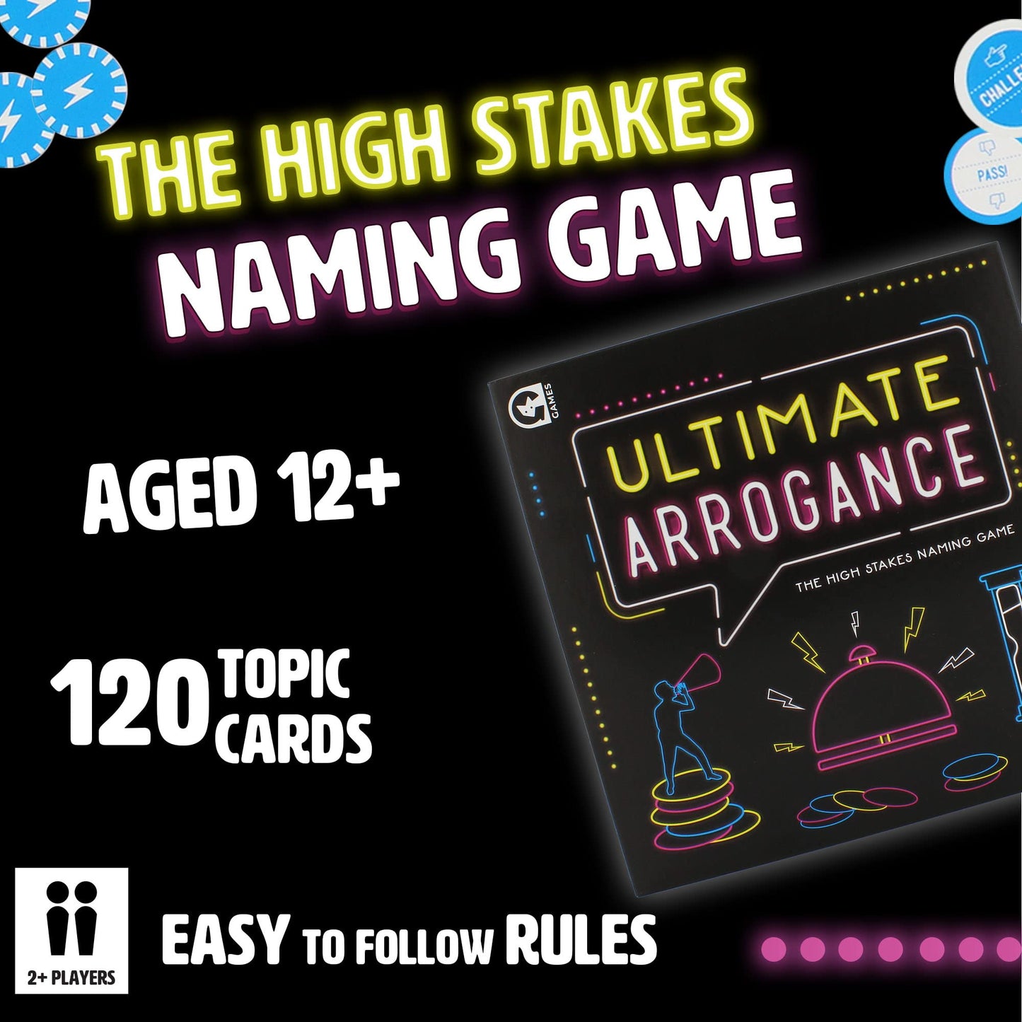 Ginger Fox - Ultimate Arrogance Game. A Bluffing And Deception Game Under Time Pressure. Card Games For Game Nights, Hangouts And More. Fun Family Games For Ages 12 And Over.